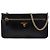 Prada Borsa a Tracolla Saffiano Lux Nera con Cerniera Superiore Nero