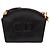 Portamonete CD Trio Dior in pelle nera Nero