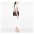 Borsa Gucci Bamboo Shopper media in pelle di vitello marrone Marrone scuro - vista 7