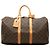 Louis Vuitton Brown Monogram Keepall 45 Marron