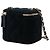 Chanel Mini Velvet Pearl Crush Vanity Case mit Kette Schwarz - Ansicht 2