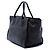 Prada Black Vitello Daino Convertible Tote mit Fronttasche Schwarz - Ansicht 2