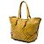 Borsa Tote Salisbury Burberry in pelle traforata gialla Medium Giallo - vista 2
