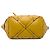 Borsa Tote Salisbury Burberry in pelle traforata gialla Medium Giallo - vista 3