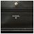 Chanel Black CC Chevron Caviar Wallet On Chain Schwarz - Ansicht 5