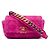 Chanel 19 Gürteltasche aus rosa Tweed Pink