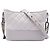Chanel Gabrielle Hobo Small aus grau gestepptem Kalbsleder Braun