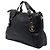 Sac à main Gucci Boule avec poignée supérieure en cuir de veau noir et blason - vue 2