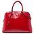 Sac à main Prada Promenade Medium en Saffiano Vernice rouge