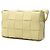 Bottega Veneta Borsa a tracolla Cassette in Nappa Intrecciato gialla - vista 2