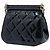Clutch Chanel Black CC Quilted Patent Frame con catena Nero - vista 2