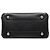Borsa Satchel Banner Burberry in vitello grana naturale nera con occhielli per neonati - vista 3
