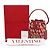 Mini borsa secchiello Valentino VLogo Iconographe in tela beige - vista 8
