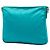 Borsa a tracolla Prada in Tessuto con rifiniture in Saffiano blu e chiusura a zip Turchese - vista 2