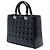 Dior Blue Large Patent Cannage Lady Dior Bleu Bleu Marine - vue 2