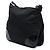 Borsa a tracolla Prada in Tessuto con rifiniture in pelle nera e chiusura a zip Nero - vista 2