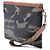 Céline Celine Pochette avec bandoulière Small en toile enduite camouflage verte Vert olive - vue 2