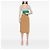 Autre Marque Clutch Cassandre Saint Laurent de piel lisa verde - vista 6