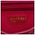 Chanel Red Medium Chevron Iridescent Caviar Statement Flap Rot - Ansicht 5