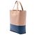 Céline Celine Beige Small Bicolor Grained Calfskin Vertical Cabas Tote - vista 2