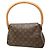 Louis Vuitton Brown Monogram Mini Looping Marrone - vista 2