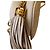 Autre Marque Borsa camera Saint Laurent Lou con nappina in pelle grain de poudre bianca e monogramma mini Bianco Bianco sporco - vista 6