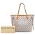 Louis Vuitton White Damier Azur Neverfull MM - view 7