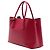 Prada Red Large Saffiano Cuir Double Satchel Vermelho - vista 2