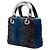 Dior Mini Lady Dior en piel de Astrakhan azul - vista 2