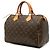 Louis Vuitton Brown Monogram Speedy 30 Castaño - vista 2