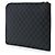 Louis Vuitton Black Damier Graphite Pochette Jour GM Nero - vista 2