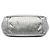 Chanel Silver Metallic Perforated Calfskin Reissue 2.55 Drill Accordion Flap Argento - vista 3