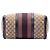 Gucci Joy Boston Bag Medium aus beigem GG Canvas mit Web-Streifen - Ansicht 3