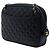 Borsa Camera Chanel in pelle d'agnello matelassé nera con catena CC Nero - vista 2