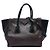 Borsa Prada Brown Bicolor Glace Calf Twin Pocket Double Handle Satchel Marrone Marrone scuro