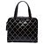Sac à main Chanel Black CC Lambskin Wild Stitch Noir