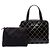 Sac à main Chanel Black CC Lambskin Wild Stitch Noir - vue 7