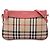 Burberry Beige Haymarket Check Nylon Peyton Crossbody