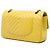 Chanel Yellow Medium Classic Chevron Lambskin Double Flap Jaune - vue 2