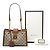 Gucci Beige Small GG Supreme Padlock Tote - Ansicht 7