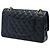 Chanel Black Medium Classic Caviar Double Flap Schwarz - Ansicht 2