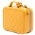 Chanel Yellow Small Lambskin CC Filigree Incognito Vanity Case Giallo Senape - vista 2