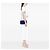 Chanel Blue Small Tricolor Jersey CC Filigree Flap - vista 6