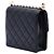 Chanel Black Small Quilted Lambskin Chic Pearls Flap Preto - vista 2