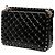 Sac Satchel Valentino Rockstud Spike Medium en cuir verni noir - vue 2