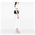 Sac Satchel Valentino Rockstud Spike Medium en cuir verni noir - vue 5