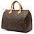 Louis Vuitton Brown Monogram Speedy 30 Marrone - vista 2