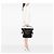Clutch Flamenco Knot LOEWE in vitello nero Large - vista 5