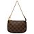 Louis Vuitton Brown Damier Ebene Mini Pochette Accessoires Castaño