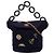 Bolsa Bucket Chanel Blue Paris Hamburg em lã acolchoada com charms Azul Azul marinho